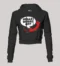 Hello Dubai Ah? Women's Crop Hoodies in Black Color